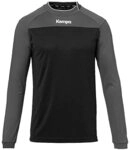 Kempa Kinder Prime Langarmshirt, schwarz/Anthra, S, 200229301