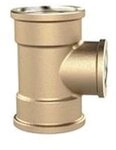 RIEGLER TRED101210MSIG Messing blank T-Reduzierst&uuml;ck, 3 x Innengewinde, 2 x G...