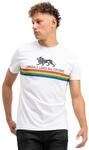 Lonsdale Herren T-Shirt Normale Passform Nelson XS, White