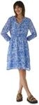 Street One Studio Knielanges Kleid mit floralem Print Eventide Blue 34