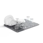 Umbra Udry Peg Abtropfgestell mit Mikrofaser Abtropfmatte, Faltbare und Platzsparende