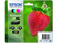 Epson Multipack 29XL Strawberry, Original XL High Yield Tintenpatronen, 4 Farben