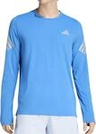 adidas Men's ADI365 Running Iconic Long Sleeve, ray Blue, XL