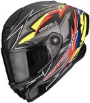 SCORPION EXO-RACE AIR MOVE ON Black-Red-Matt Yellow XS