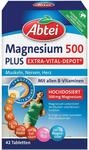 Abtei Magnesium 500 Plus Extra-Vital-Depot &ndash; hochdosierte Magnesiumtabletten &ndash;