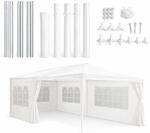 Kinzo Pavillon 3x6 m - Partyzelt f&uuml;r 70 Personen - Gartenpavillon mit 6