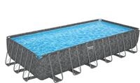 Bestway Pool-Set, rechteckig, 24 ft x 12 ft x 52 Zoll oder 7,32 m x 3,66 m x...
