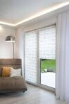 K-Home&reg; Klemmfix Doppelrollo Madrid ohne Bohren Motiv Anker B70 x H200 cm