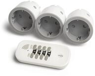 intertechno Zwischenstecker Set ITI-14, wei&szlig;, ein/aus, 2300 Watt