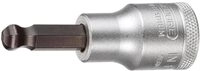 GEDORE 19 K 8 Schraubendrehereinsatz 1/2' Kugelkopf Innen-6-kant 8 mm, IN19K8