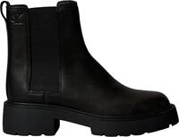 Calvin Klein Damen Chelsea Boots Chunky aus Leder, Schwarz (Black), 37