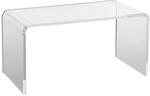 VEVOR Beistelltisch 813 x 401 x 414 mm, U-f&ouml;rmiger Acryltisch Beistelltisch,
