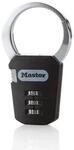 Master Lock 1550EURDCOL Zahlenschloss mit Karabinerhaken, Zuf&auml;llige Farbe, 7,1...