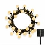 BILLY WARM WHITE MIX Solar-Lichterkette mit Globen und Mikro-LED, warmwei&szlig;, 13...