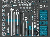 HAZET Steckschl&uuml;ssel Satz 163-513/122N, 122-teilig, 2&ndash;32 mm, E5&ndash;E20,...