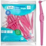 TePe Angle Interdentalb&uuml;rste, Pink, 0,4mm/ISO 0, 20 Stk., Plaque-Entfernung,