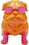 Kare Design Deko Figur Fashion Dog, Pink, Deko Objekt, Hund Motiv, handbemalt,
