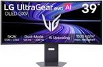 LG Ultragear&trade; 39GX950B-B 39 Zoll 21:9 Curved 5K2K OLED Gaming Monitor,...