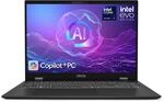 MSI Prestige 16 AI+ Evo B2VMG-024IT Notebook Copilot+ 16" OLED UHD+ 60Hz, Intel Core