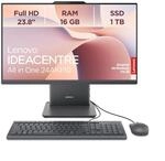 Lenovo IdeaCentre All-In-One PC | 23.8" Full HD Display | AMD Ryzen 5 220 |...