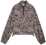 PUMA Damen Essentials Relaxed Bedruckte Jacke mit Rei&szlig;verschluss bis zum Hals...