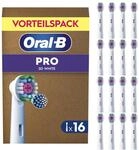 Oral-B Aufsteckb&uuml;rsten Pro 3DWhite, Wei&szlig;, 16 St&uuml;ck - Original...