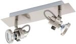 EGLO LED Deckenlampe Tukon 3, 2 flammige Deckenleuchte, Deckenstrahler aus Metall,