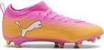 PUMA Ultra 6 Match FG/AG JR Fu&szlig;ballschuh, Poison Pink White-Sun Stream-Bright...