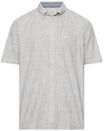 camel active Herren Kurzarmhemd mit Kontrastdetails Offwhite, Menswear-L