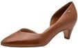 Tamaris Damen Pumps mit Trichterabsatz Leder, braun, 36 EU