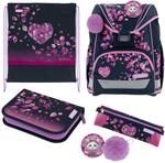 herlitz Schulranzen Set 6-teilig Blossom Dance Ergonomische Ultraleichte Schultasche