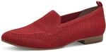 Jana Damen Slipper mit Strukturmuster Vegan, rot (red), 37 EU