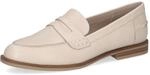 CAPRICE Damen Slipper aus Leder, Wei&szlig; (Offwhite Nappa), 36