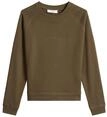 Marc OߴPolo Denim Damen Sweatshirt aus Bio-Baumwolle mit Raglan&auml;rmeln, Braun