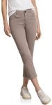 Street One 7/8 Slim Leg Hose im Satin-Look Dark Tumbled beige 34