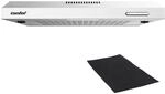 COMFEE' CHU 3.6F17BS 60cm Unterbauhauben Dunstabzugshaube Unterbau mit Edelstahl,
