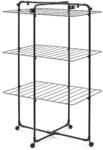 Brabantia HangOn Tower Drying Rack, 23 m (Mattschwarz), Turmw&auml;schest&auml;nder klappbar,