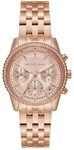 Michael Kors Damenuhr Chronograph Mini Bryant Edelstahl ros&eacute;goldfarben, MK7531