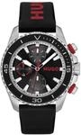 HUGO Multi Zifferblatt Quarz Uhr f&uuml;r Herren Kollektion #Dive mit Schwarzes