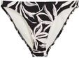 Marc O'Polo Damen Bikini-Hose Abstract Floral Black-whitecottonprint - Gr&ouml;&szlig;e L