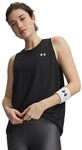 Under Armour Damen Tech Tank Top, (001) Schwarz/Wei&szlig;, Gro&szlig;