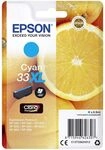 Epson Original Orangen Claria 33-Einzel-Tintenpatrone Cyan &ndash; 1 x 4,5 ml &ndash;