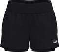 JAKO Damen 2-in-1 Shorts One, schwarz, 36