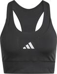adidas Damen Adi365 Running Pocket Medium Support Bra, Black, XXL
