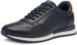 ara Herren GINO Sneaker, BLAU,TAN, 40 EU