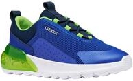 Geox JUNIOR Boy J ACTIVART ILLUMINUS Sneakers ROYAL/Green 31_EU