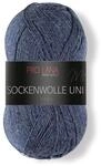Pro Lana Sockenwolle Uni 4-fach 408 - mittelblau