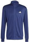 adidas Herren Workout Essentials All-Set 3-Stripes Knit Track Top Sweatshirt, Dark