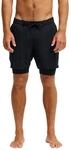 Quiksilver Highline Amphibian 17 Denim-Hose, Herren, Schwarz