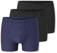 Schiesser Herren 3 Pack Unterw&auml;sche Shorts mit weichem Bund Bio Baumwolle...